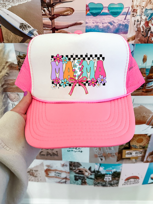 Retro Mama Trucker Hat