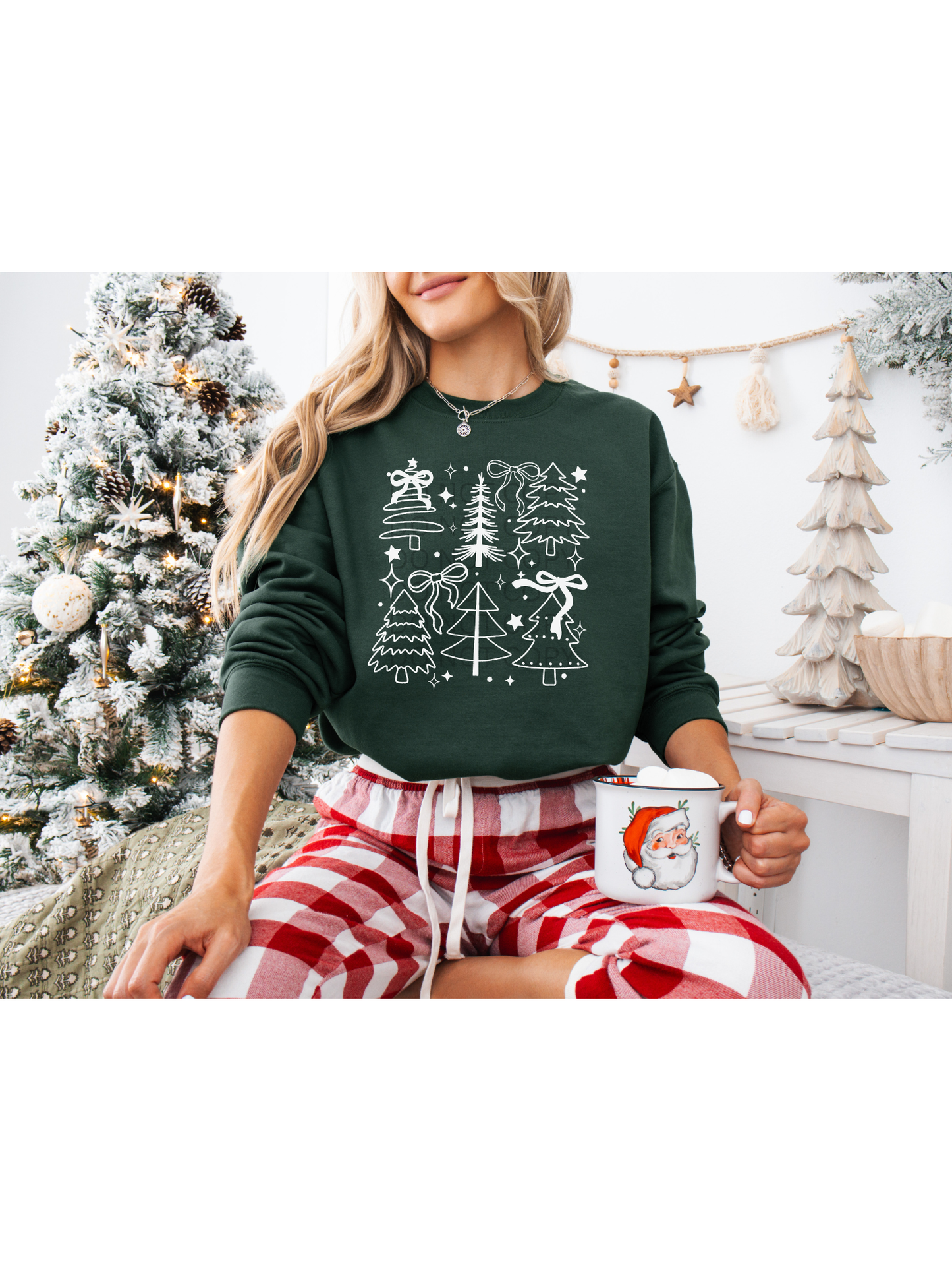 Doodle Trees Crewneck
