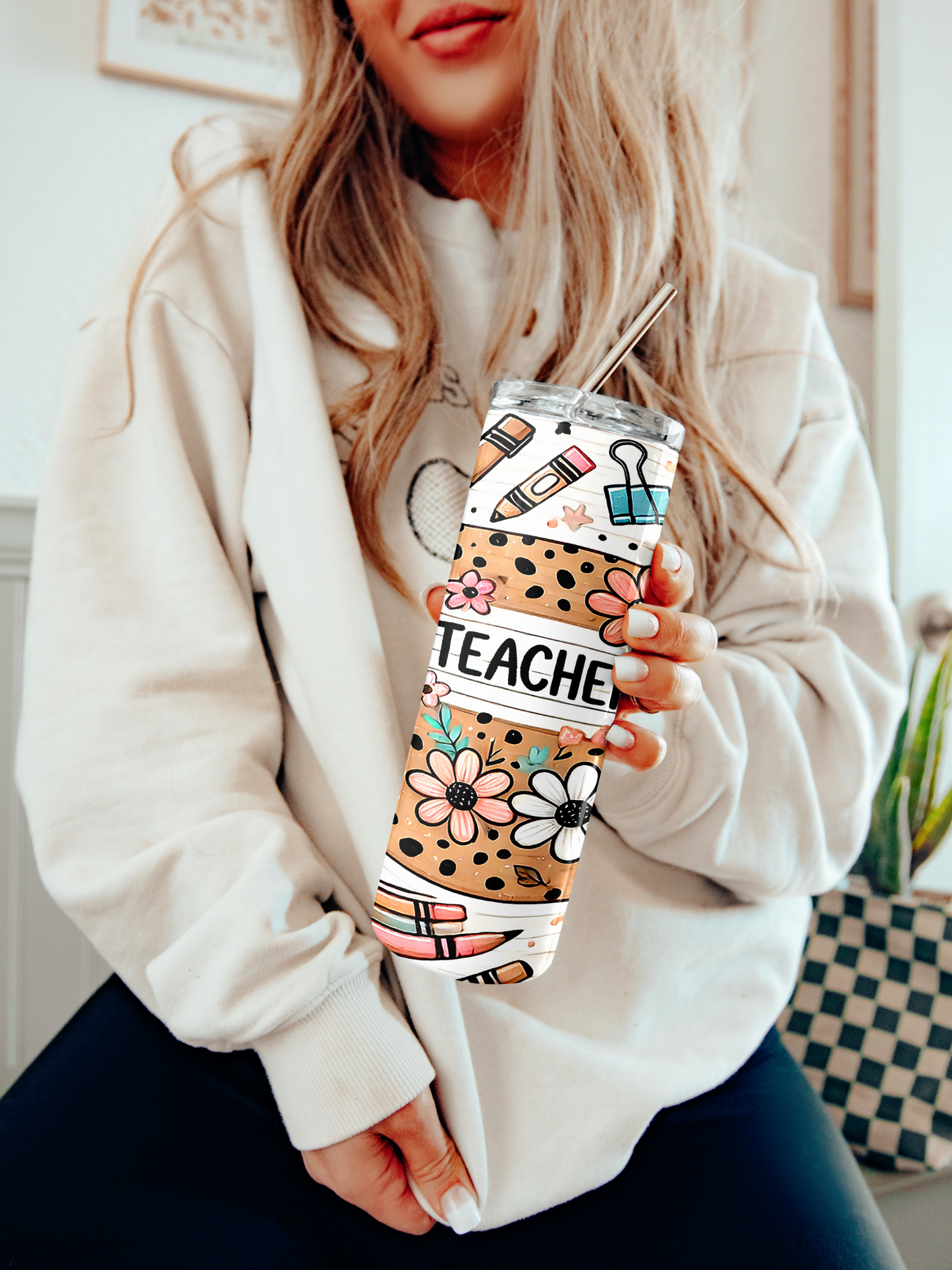 Leopard Teacher Tumbler