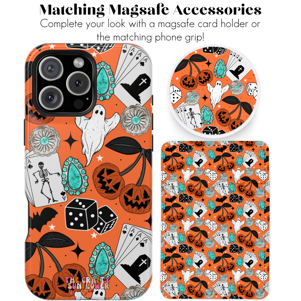 Spooky Cowgirl Charm MagSafe Phone Case
