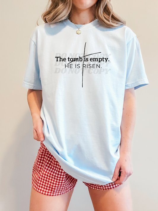 Black The Tomb is Empty, He is Risen