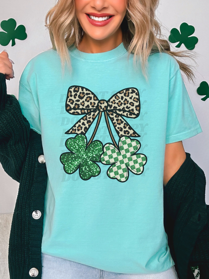 FAUX Glitter Shamrock Cherries