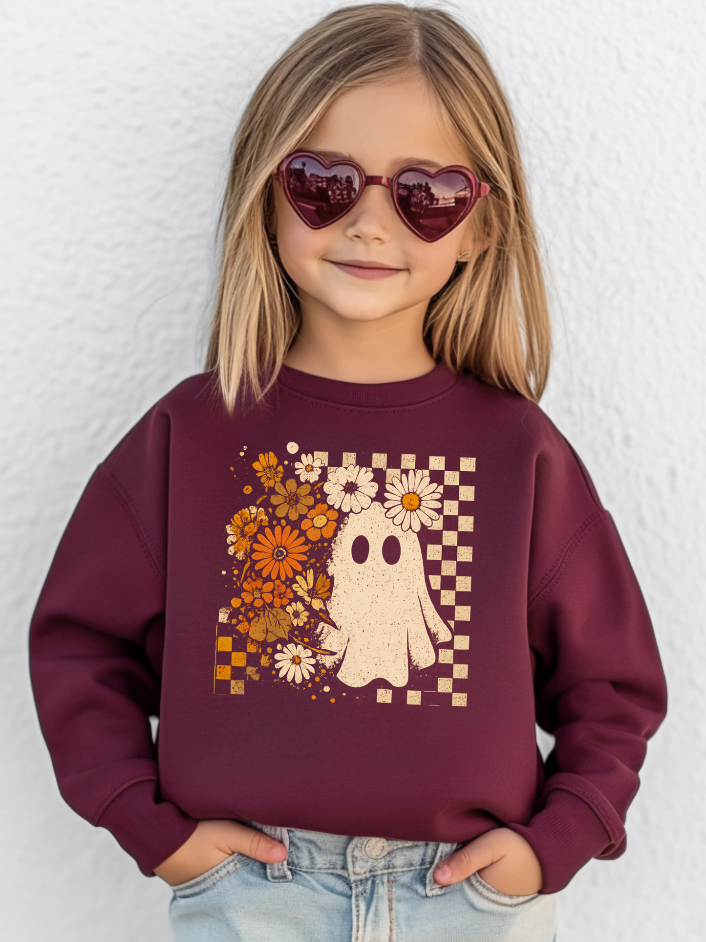 Floral Ghost Crewneck