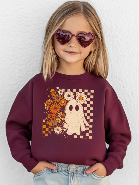 Floral Ghost Crewneck