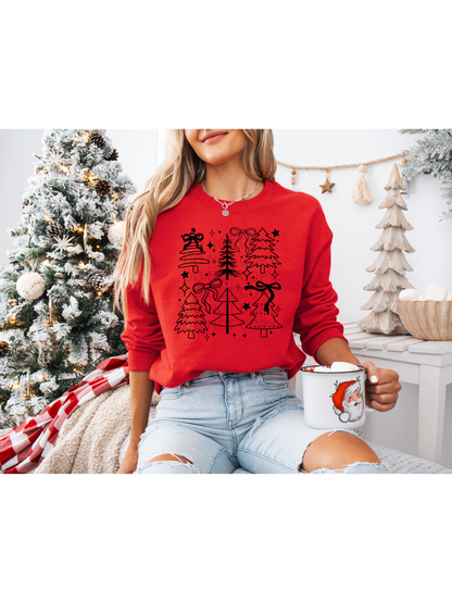 Doodle Trees Crewneck