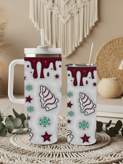 3D Christmas Tree Tumbler