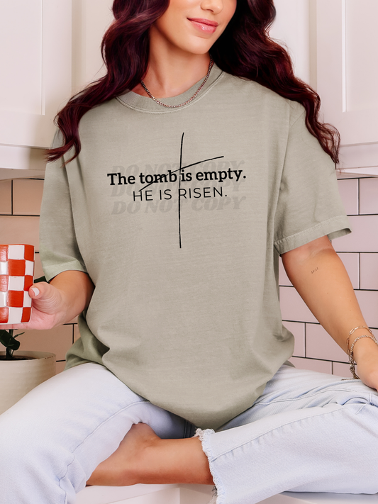 Black The Tomb is Empty, He is Risen