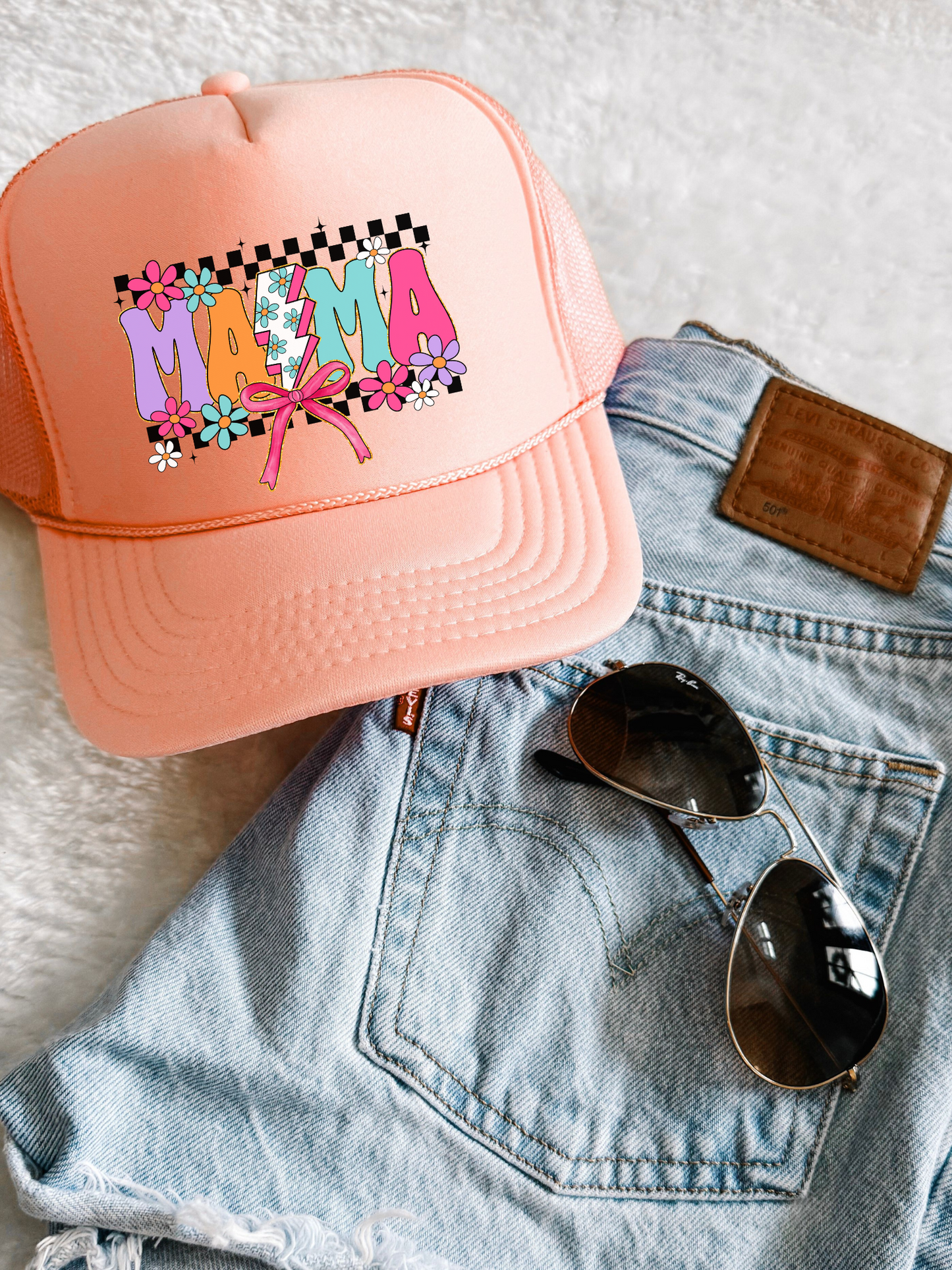 Retro Mama Trucker Hat