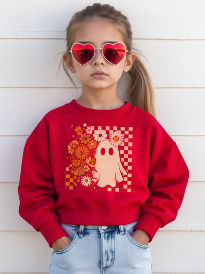 Floral Ghost Crewneck