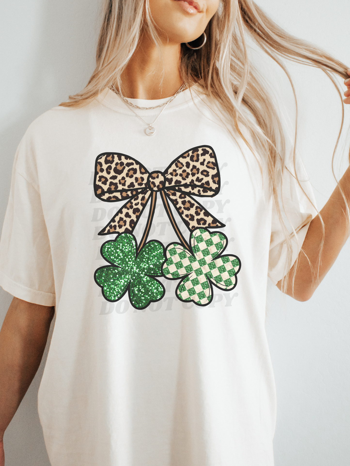 FAUX Glitter Shamrock Cherries