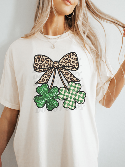 FAUX Glitter Shamrock Cherries