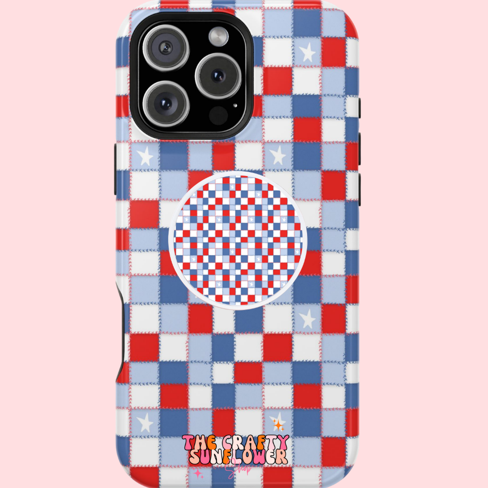 Stars Spangled Patchwork MagSafe Phone Grip