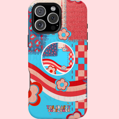 Red, White & Bloom MagSage Phone Grip