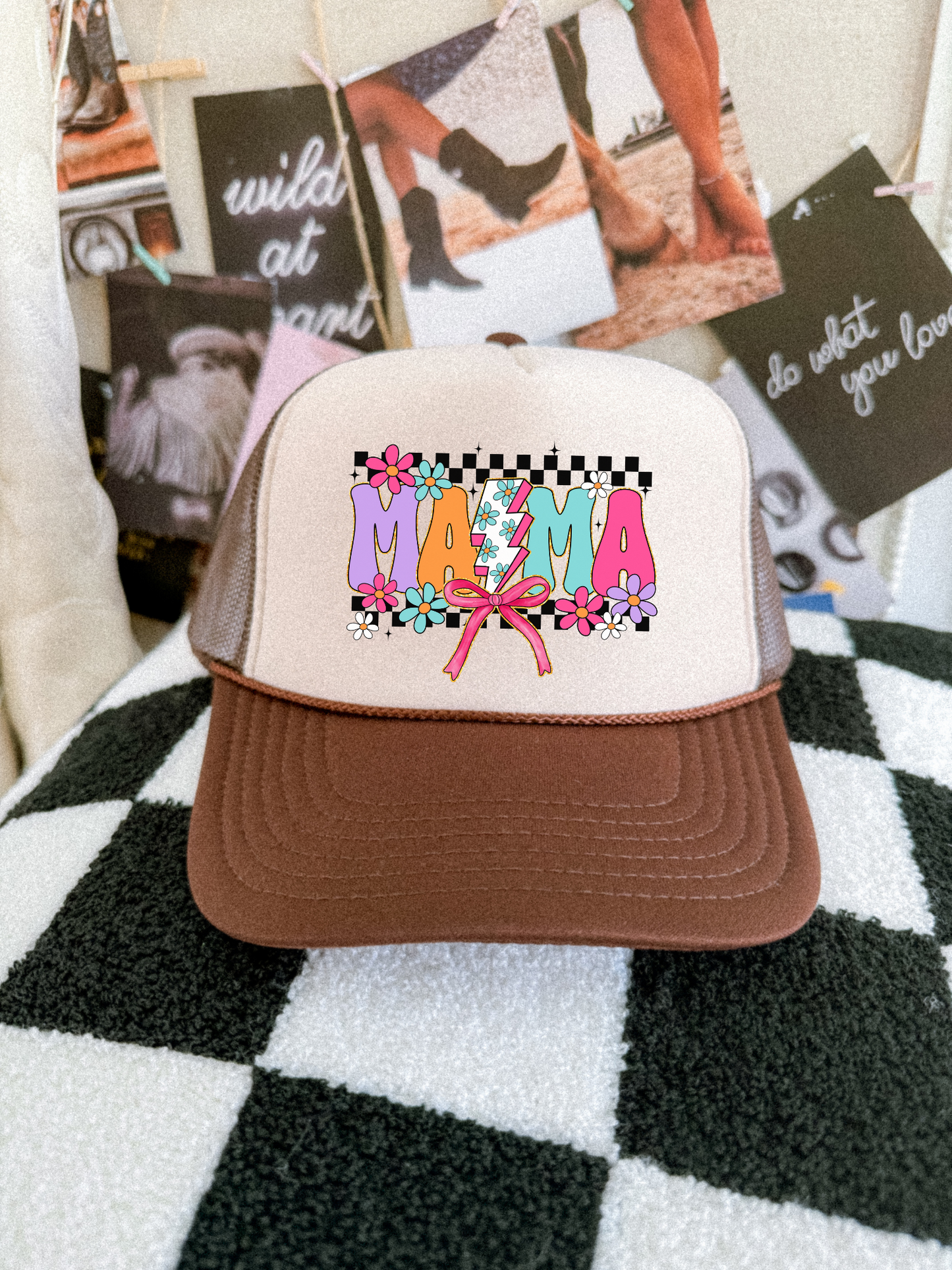 Retro Mama Trucker Hat