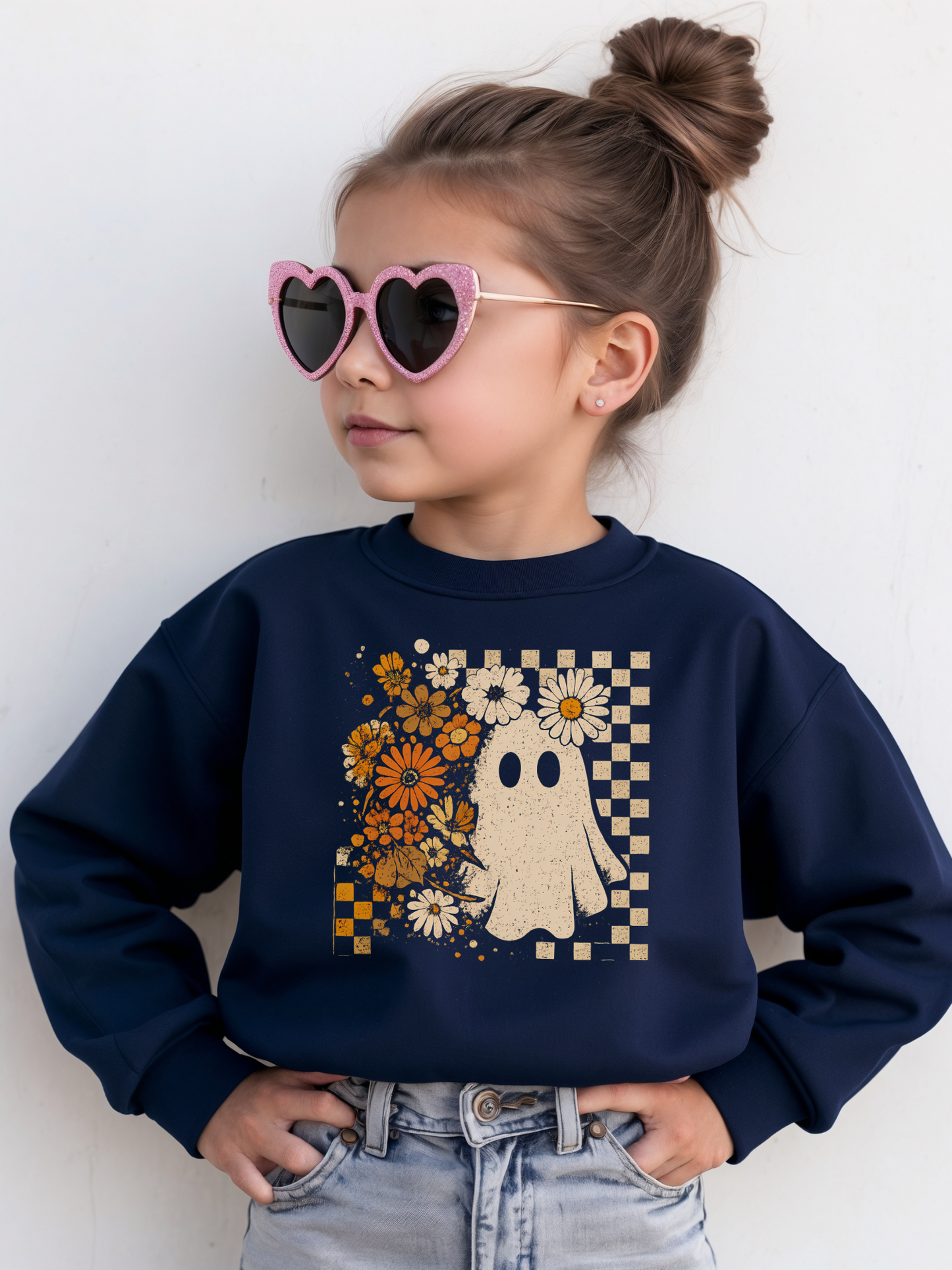 Floral Ghost Crewneck