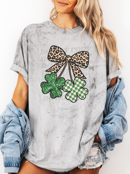 FAUX Glitter Shamrock Cherries