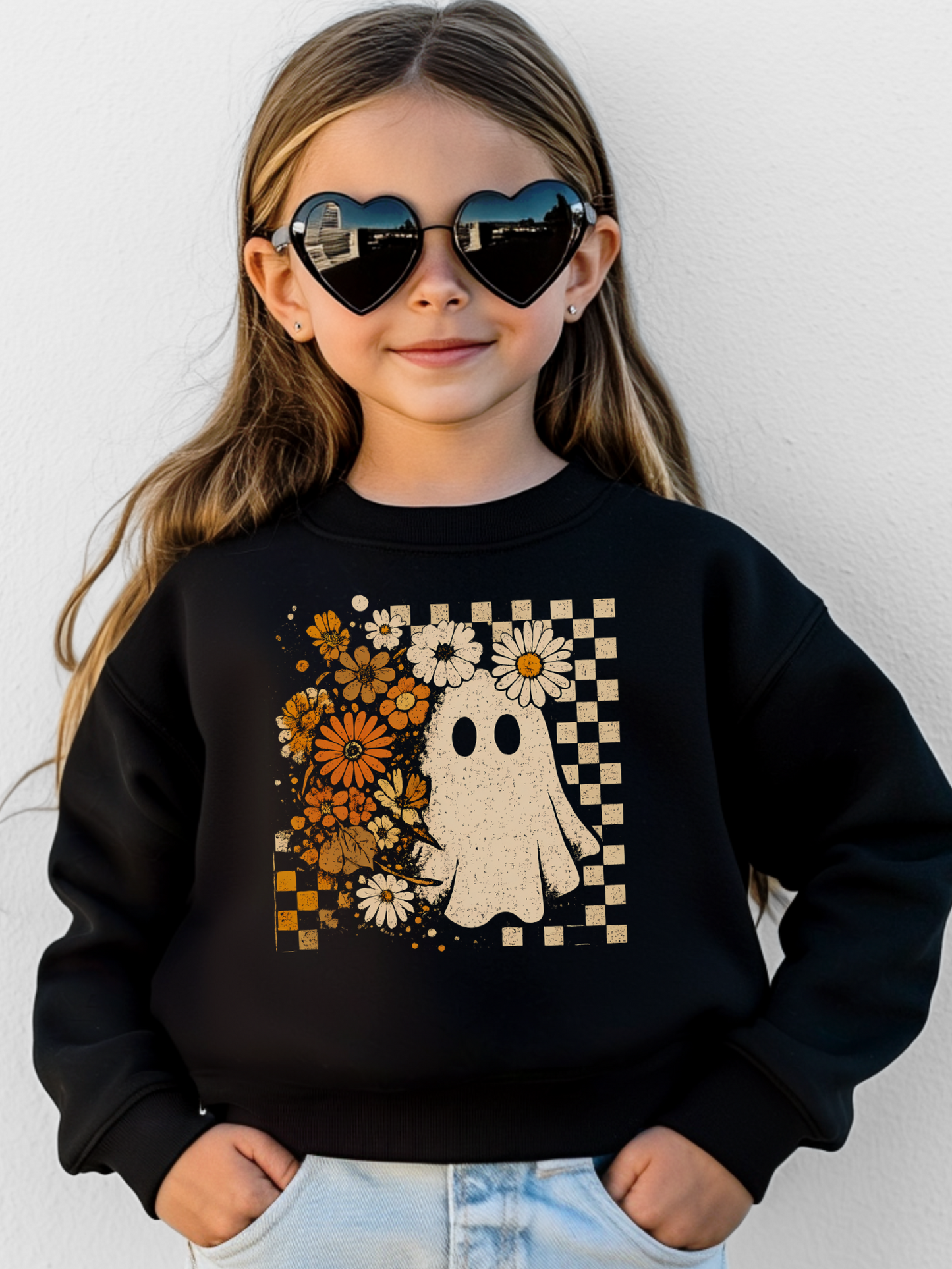 Floral Ghost Crewneck