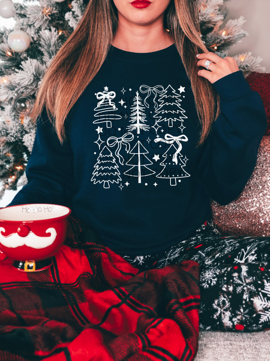 Doodle Trees Crewneck