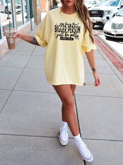 Stop Being The Bigger Person