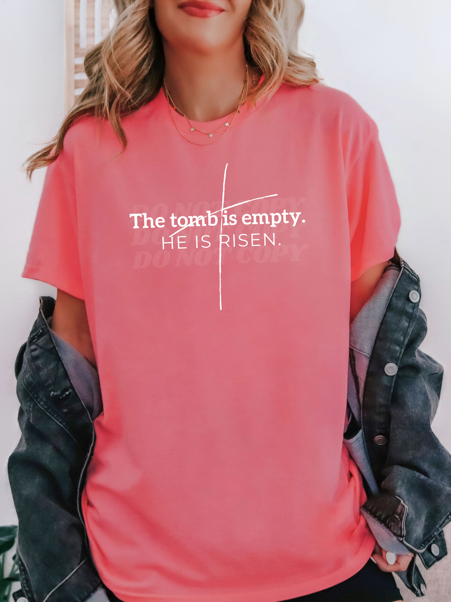 White The Tomb is Empty, He is Risen