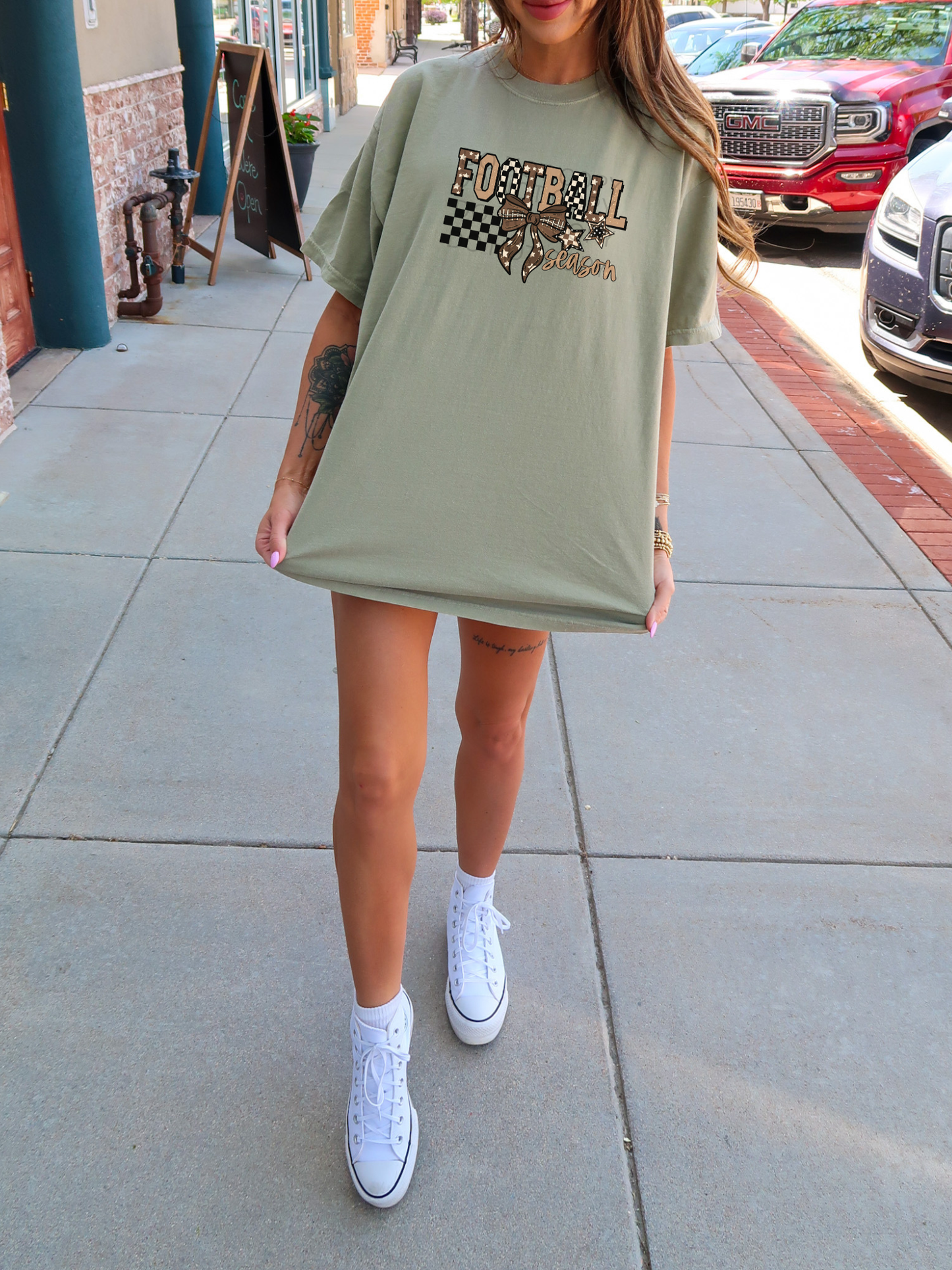 Football Season with Bow