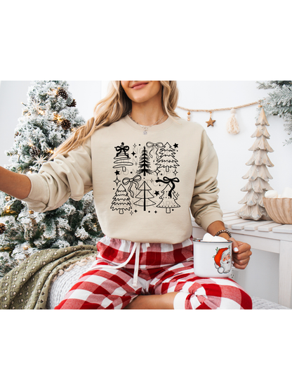 Doodle Trees Crewneck