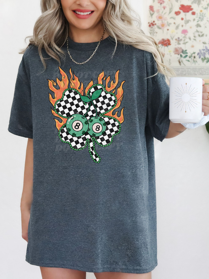 Retro Checkered Shamrock