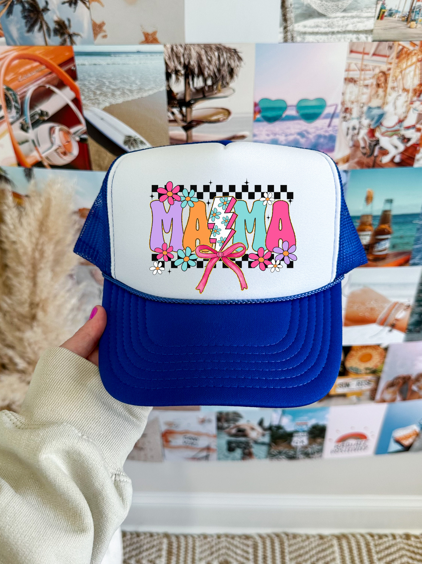 Retro Mama Trucker Hat