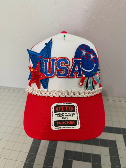 Americana Patch Trucker Hat