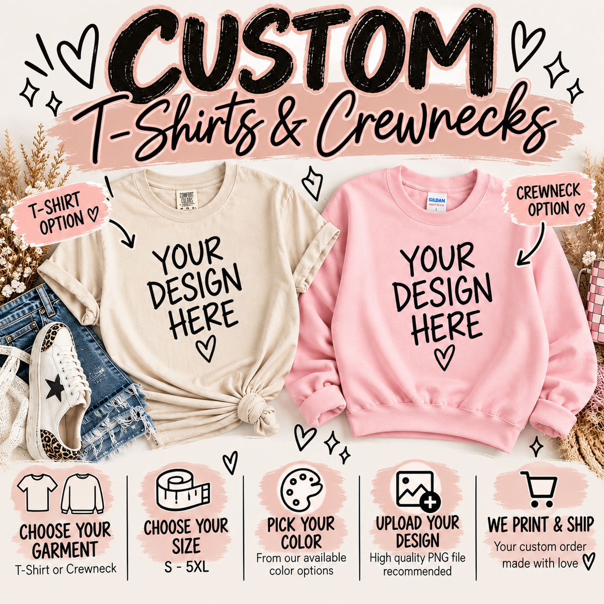 Custom T-Shirt | Sweatshirt