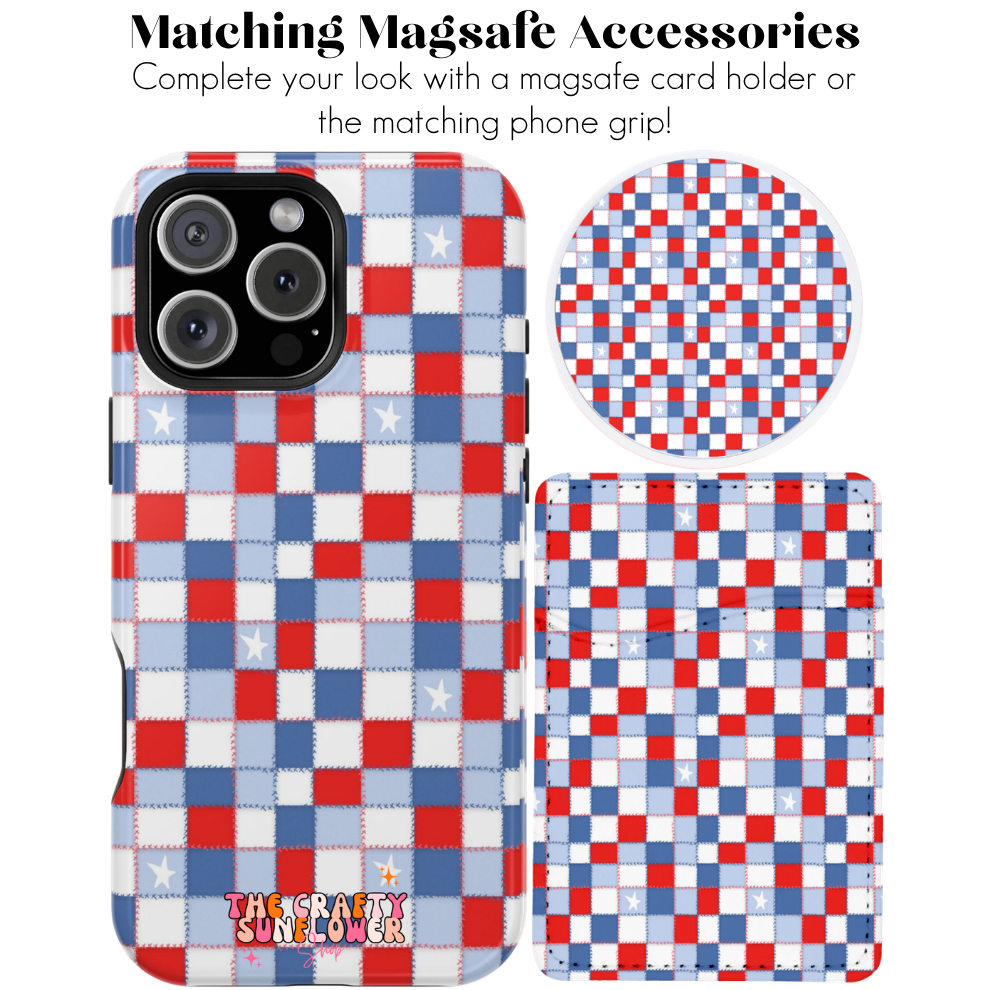 Stars Spangled Patchwork MagSafe Phone Case