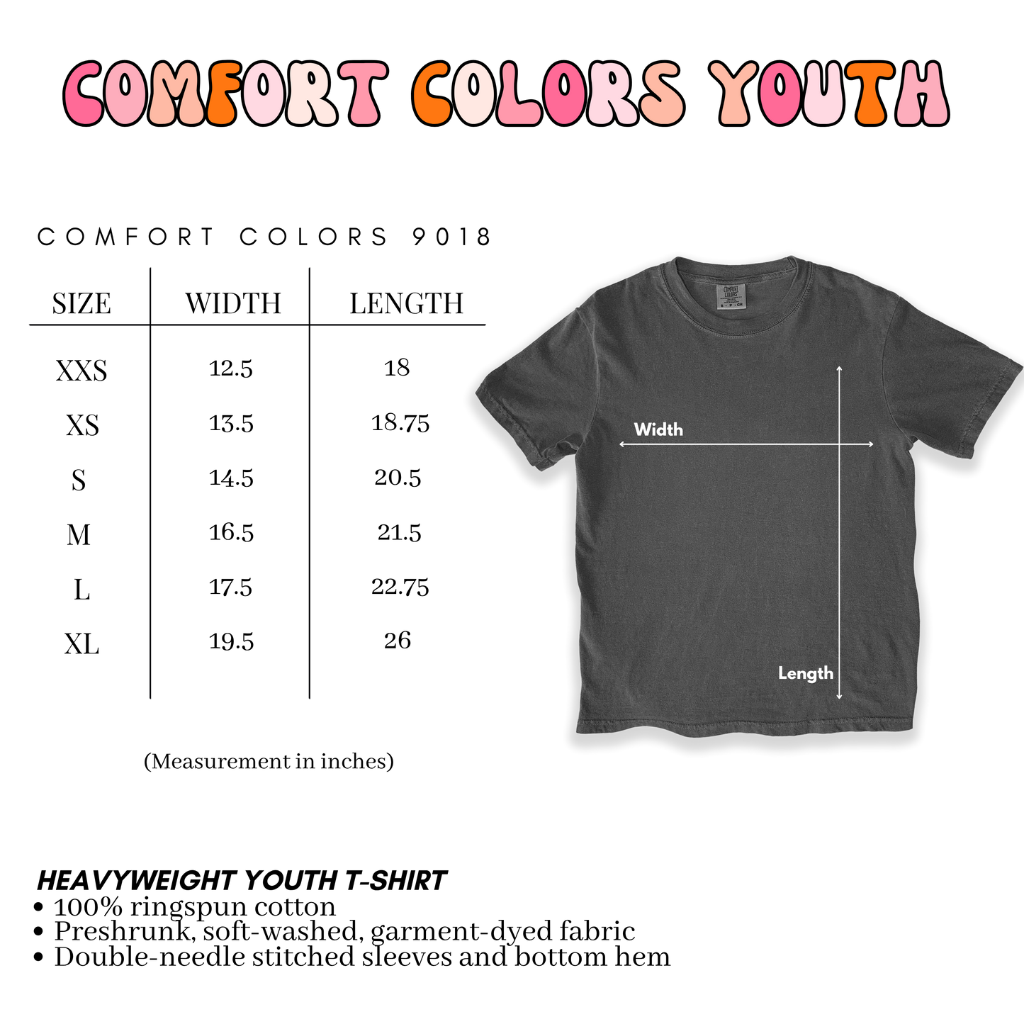 Custom Comfort Colors Youth