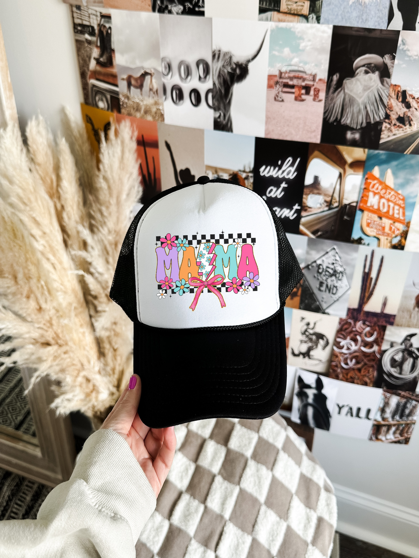 Retro Mama Trucker Hat