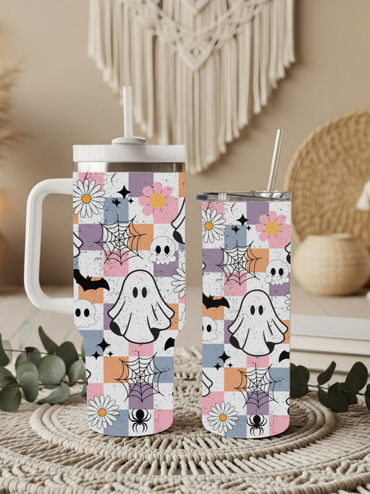 Retro Ghost Tumbler