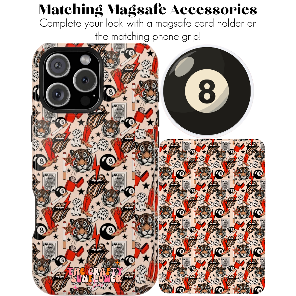 Wild Card Cowgirl MagSafe Phone Case