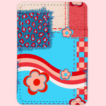Red, White & Bloom Magsafe Card Holder