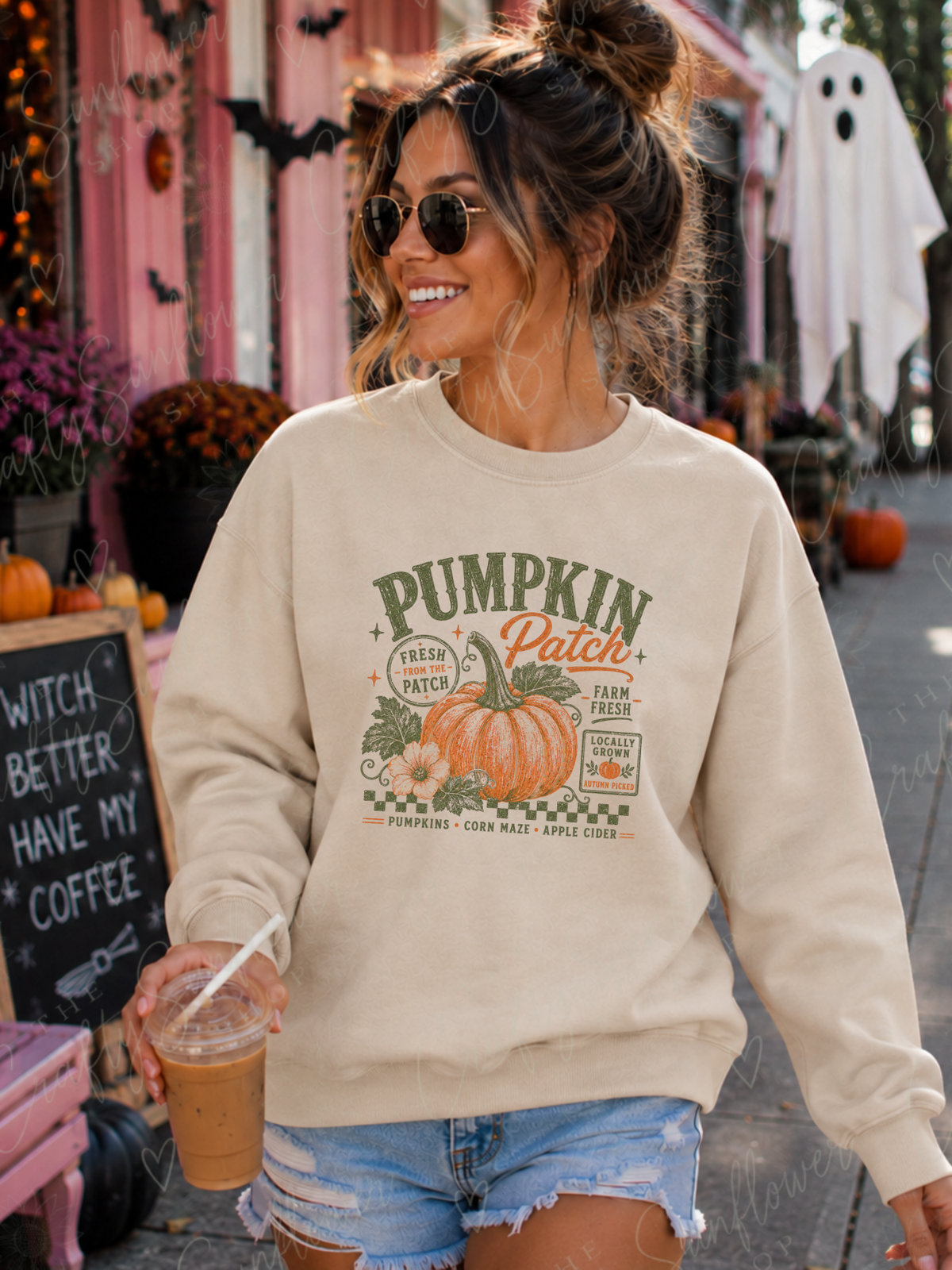 Pumpkin Patch Graphic T-Shirt | Sweatshirt